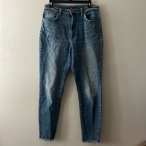 Lee Jeans Hugh Waisted Cut off stretch denim